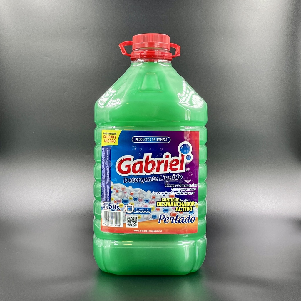 DETERGENTE GABRIEL PERLADO VERDE 5 LT