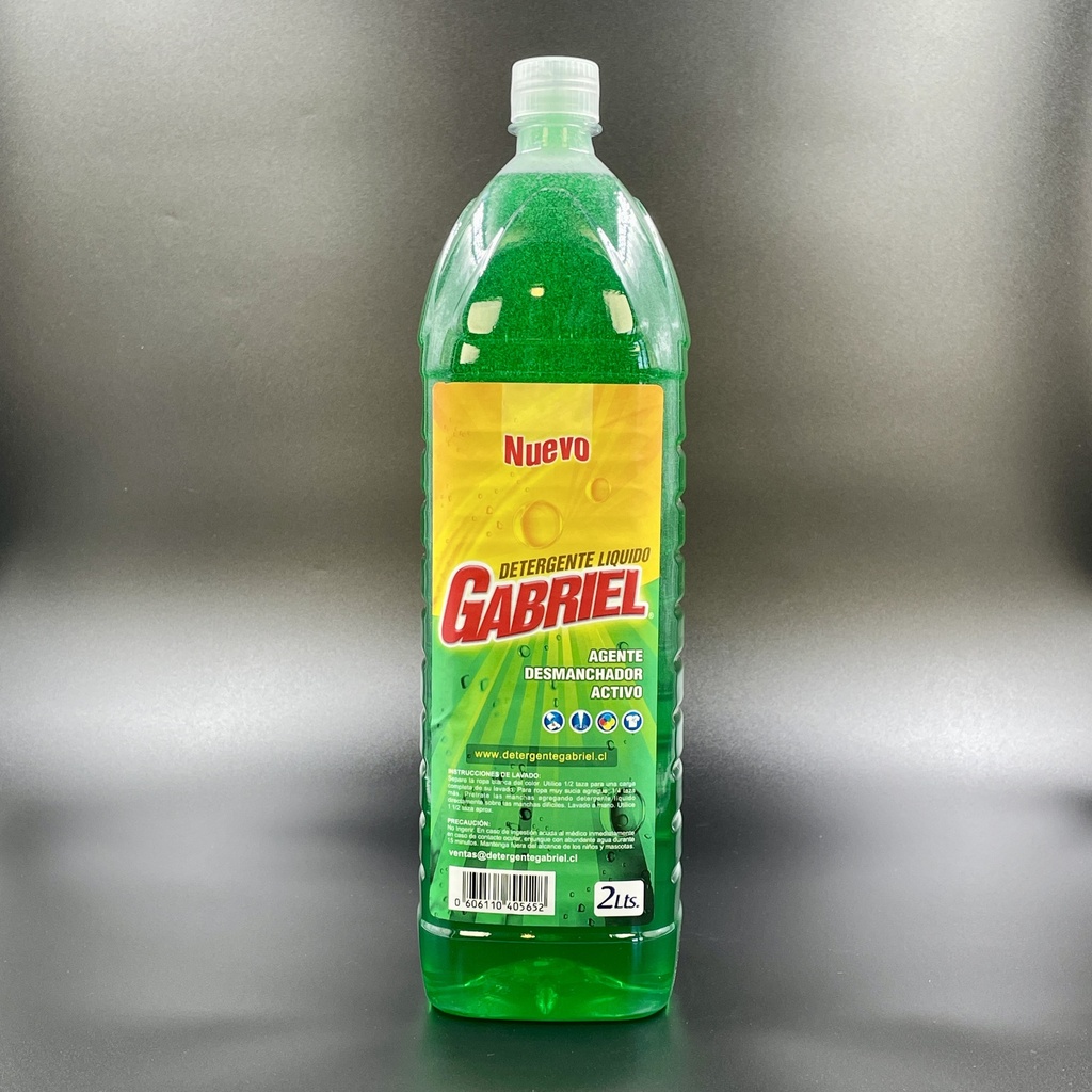 DETERGENTE LIQUIDO GABRIEL VERDE 2 LT