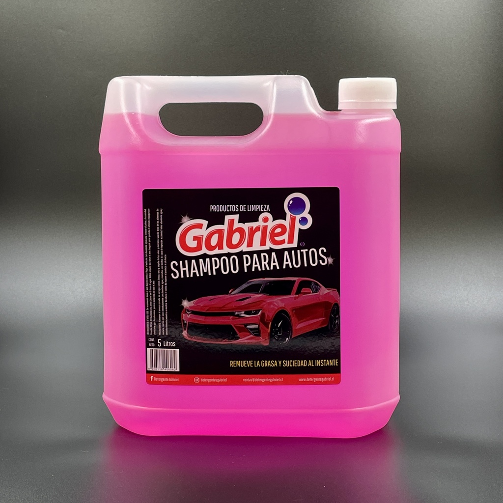SHAMPOO AUTOMOVIL ROSADO 5 LT