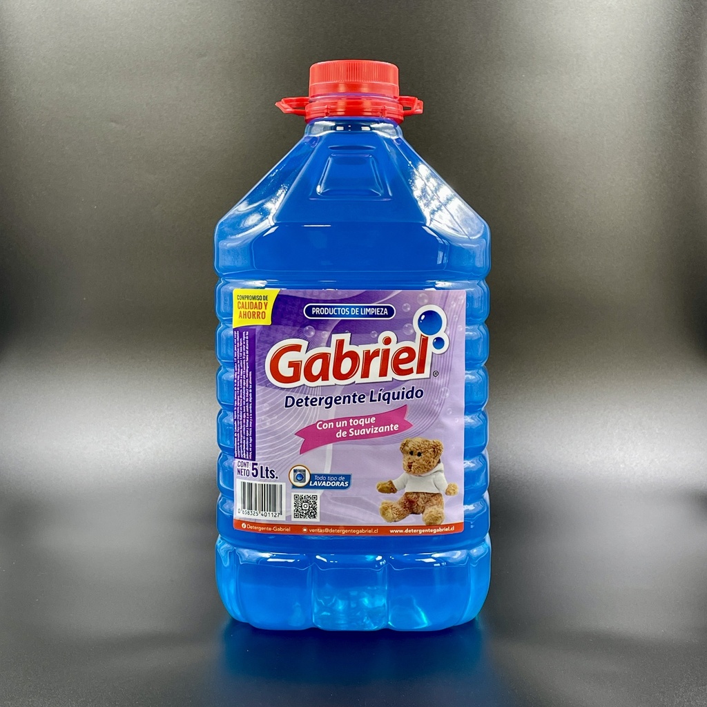 DETERGENTE GABRIEL CON UN TOQUE DE SUAVIZANTE 5 LT
