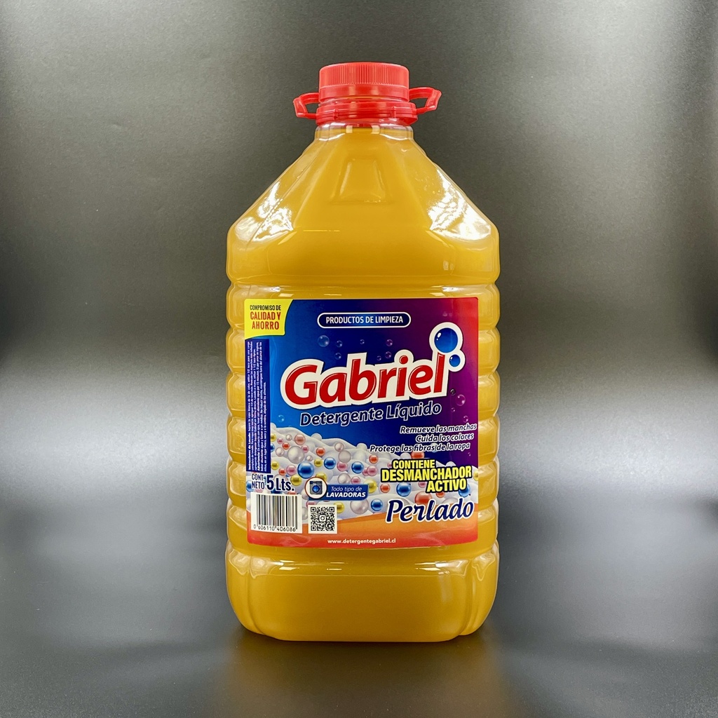 DETERGENTE GABRIEL PERLADO NARANJO 5 LT