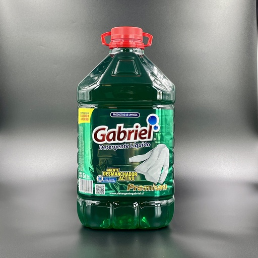 [AH10102050] DETERGENTE LIQUIDO GABRIEL PREMIUM VERDE 5 LT