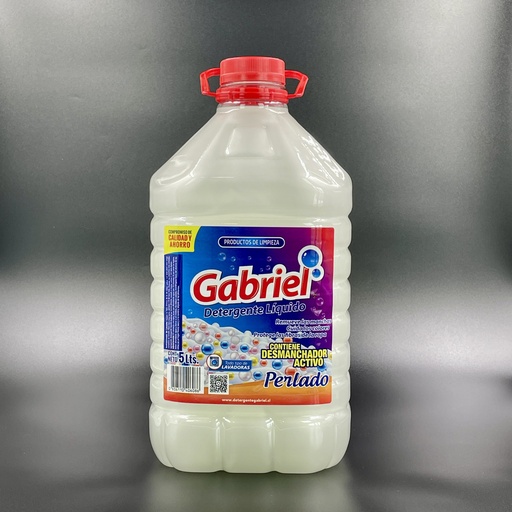 [AH10109050] DETERGENTE GABRIEL PERLADO BLANCO 5 LT